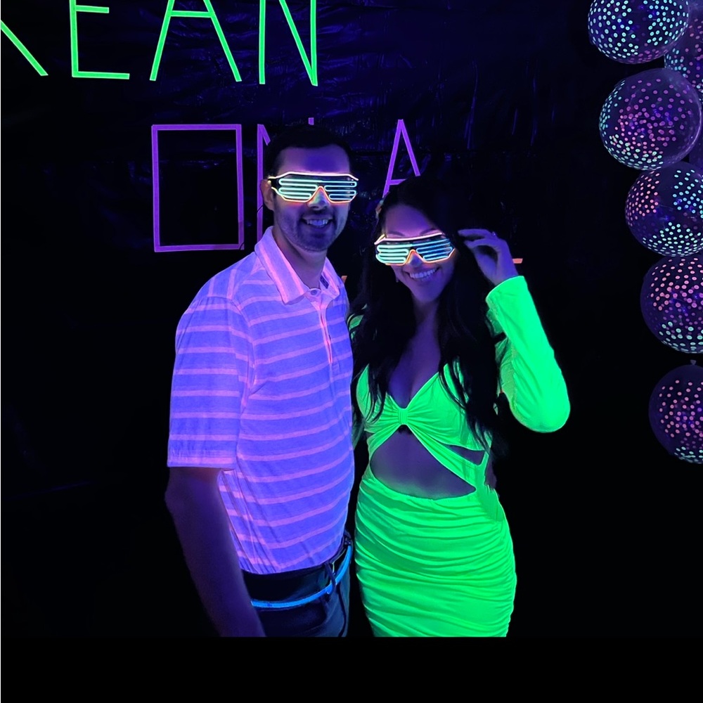 Neon Bodycon dress